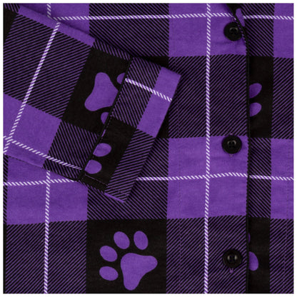 Flannel Paws Pajama Set