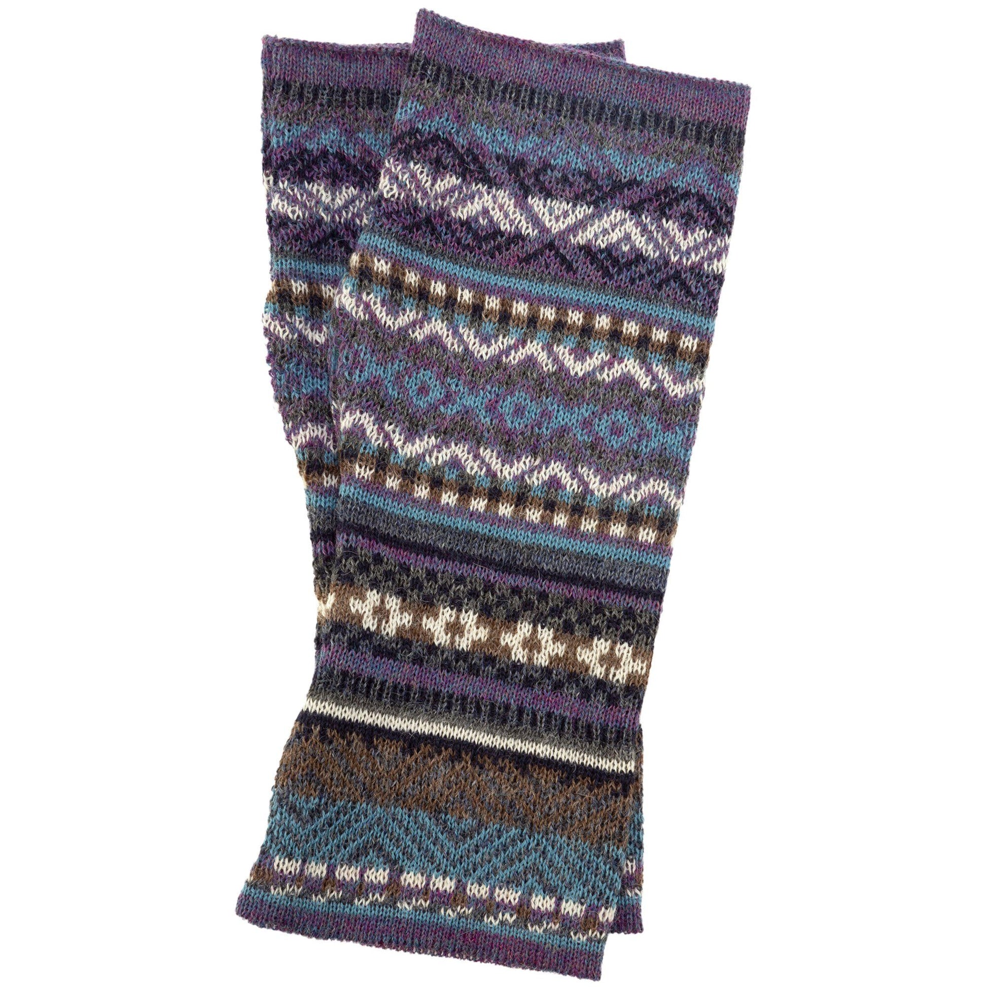 Peruvian Alpaca Wool Fingerless Mittens