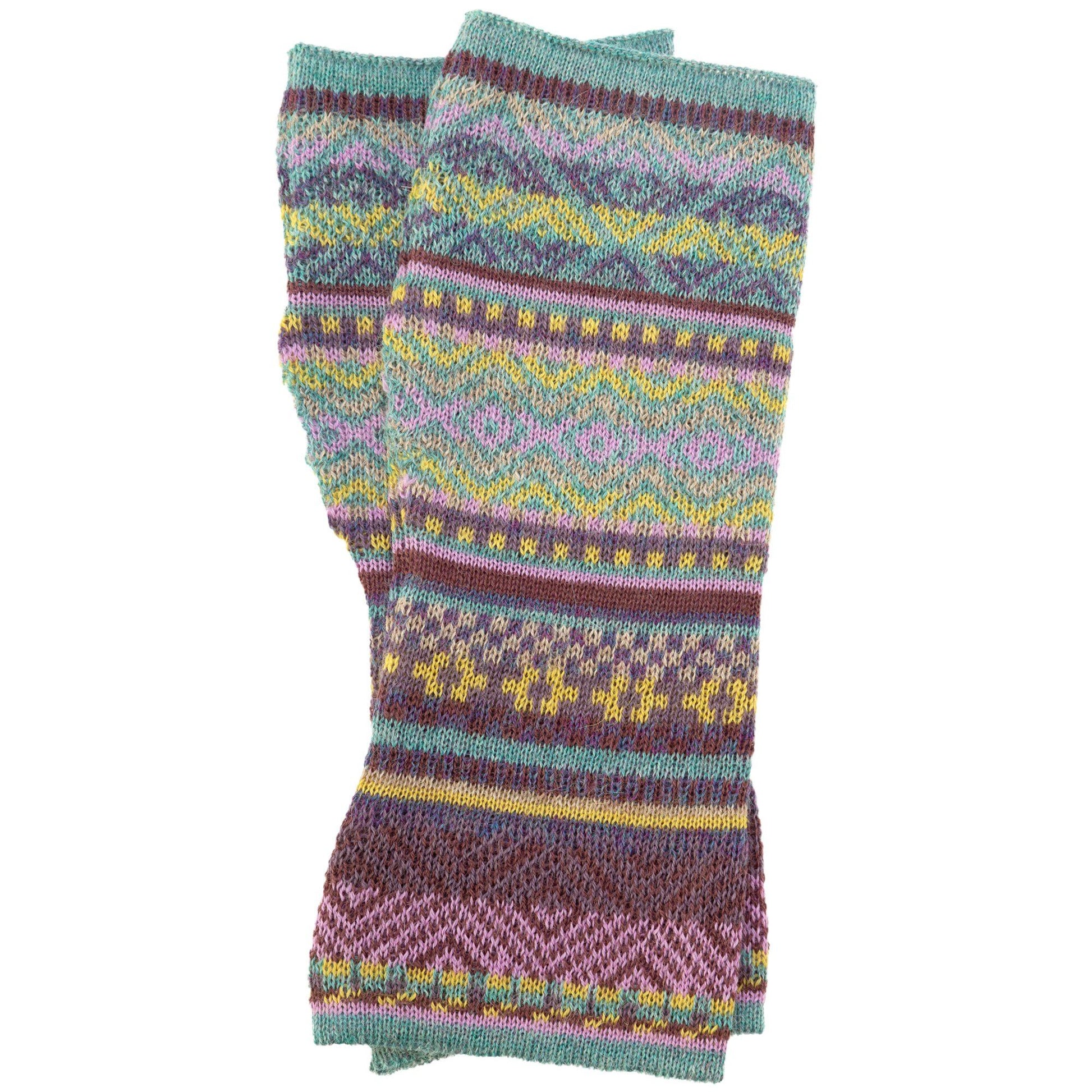 Peruvian Alpaca Wool Fingerless Mittens