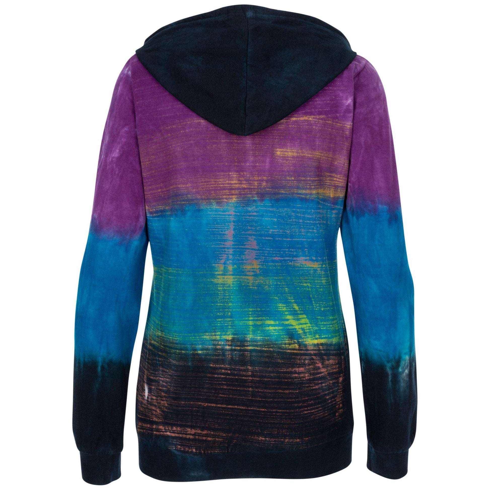 Captivating Color Hand-Dyed Hooded Jacket