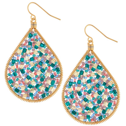 Beaded Dream Gold-Plated Earrings