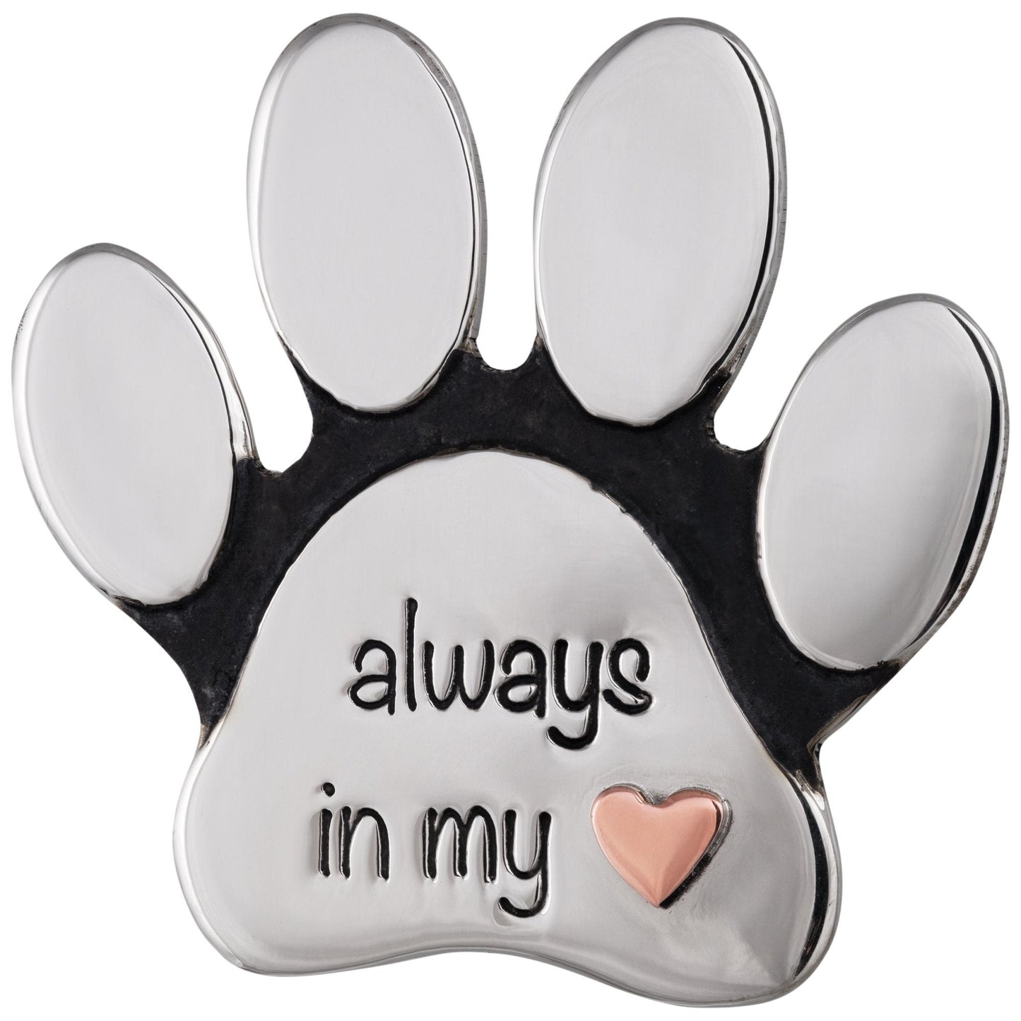 Remembrance Mixed Metals Paw Pin