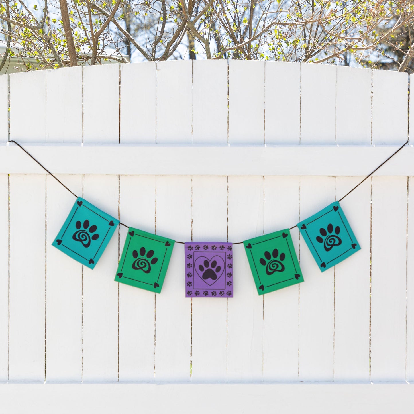 Paw Print Outdoor Flags