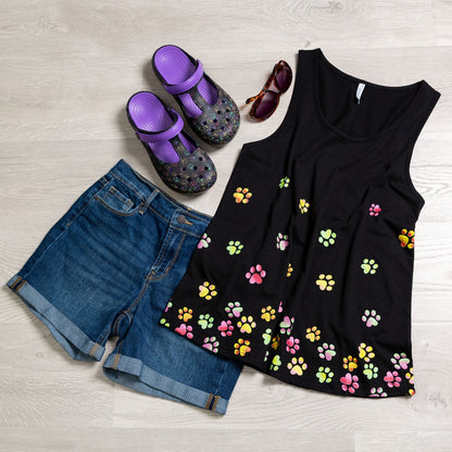 Tumbling Paws Flowy Tank