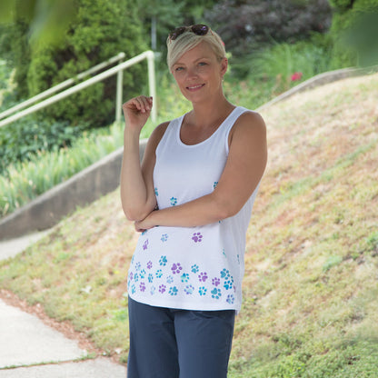 Tumbling Paws Flowy Tank