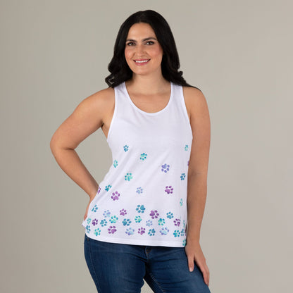 Tumbling Paws Flowy Tank