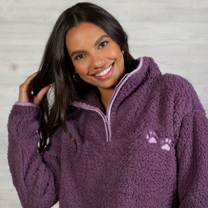 Cozy Paw Sherpa Pullover