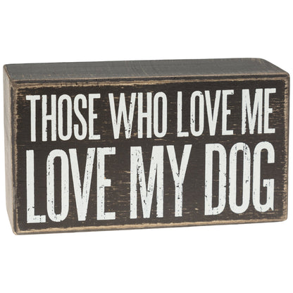 Primitives By Kathy&reg; Animal Lover Box Sign