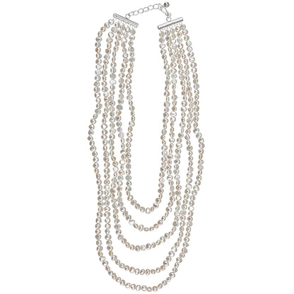 Five Strand Pearl Necklace