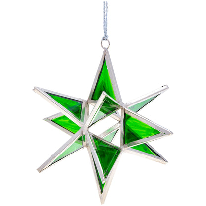 Glass Moravian Star Ornament | Fair Trade