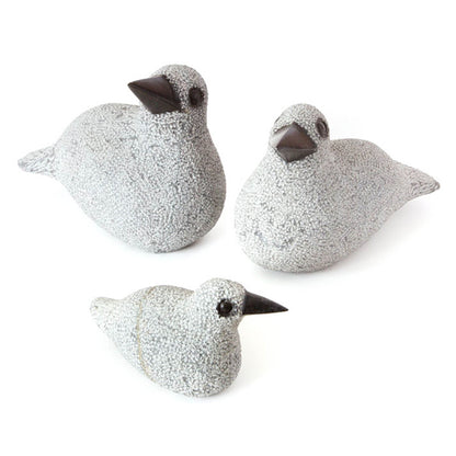 Hand-Carved Stone Duck Sculpture