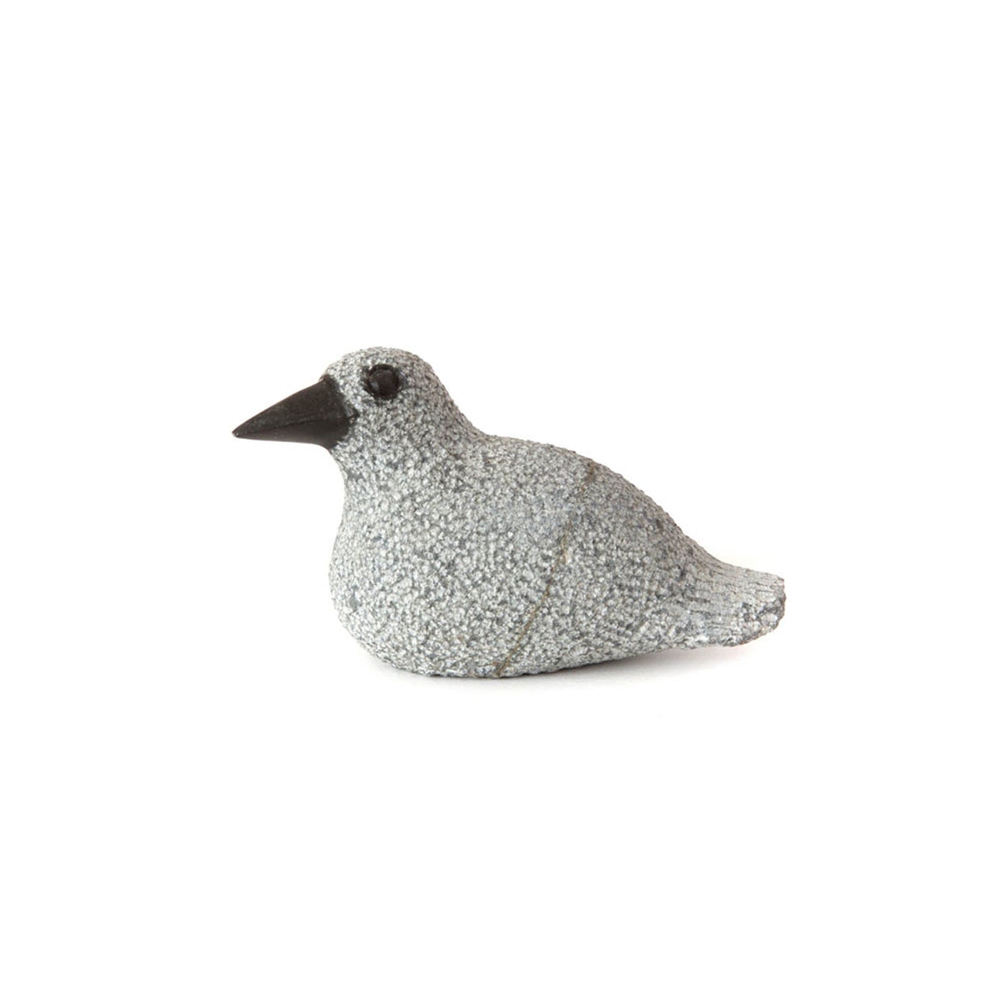 Hand-Carved Stone Duck Sculpture