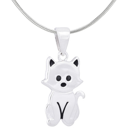 Sweet Feline Sterling Necklace