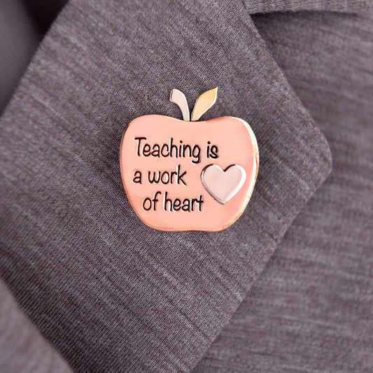 Work of Heart Teacher Appreciation Pin