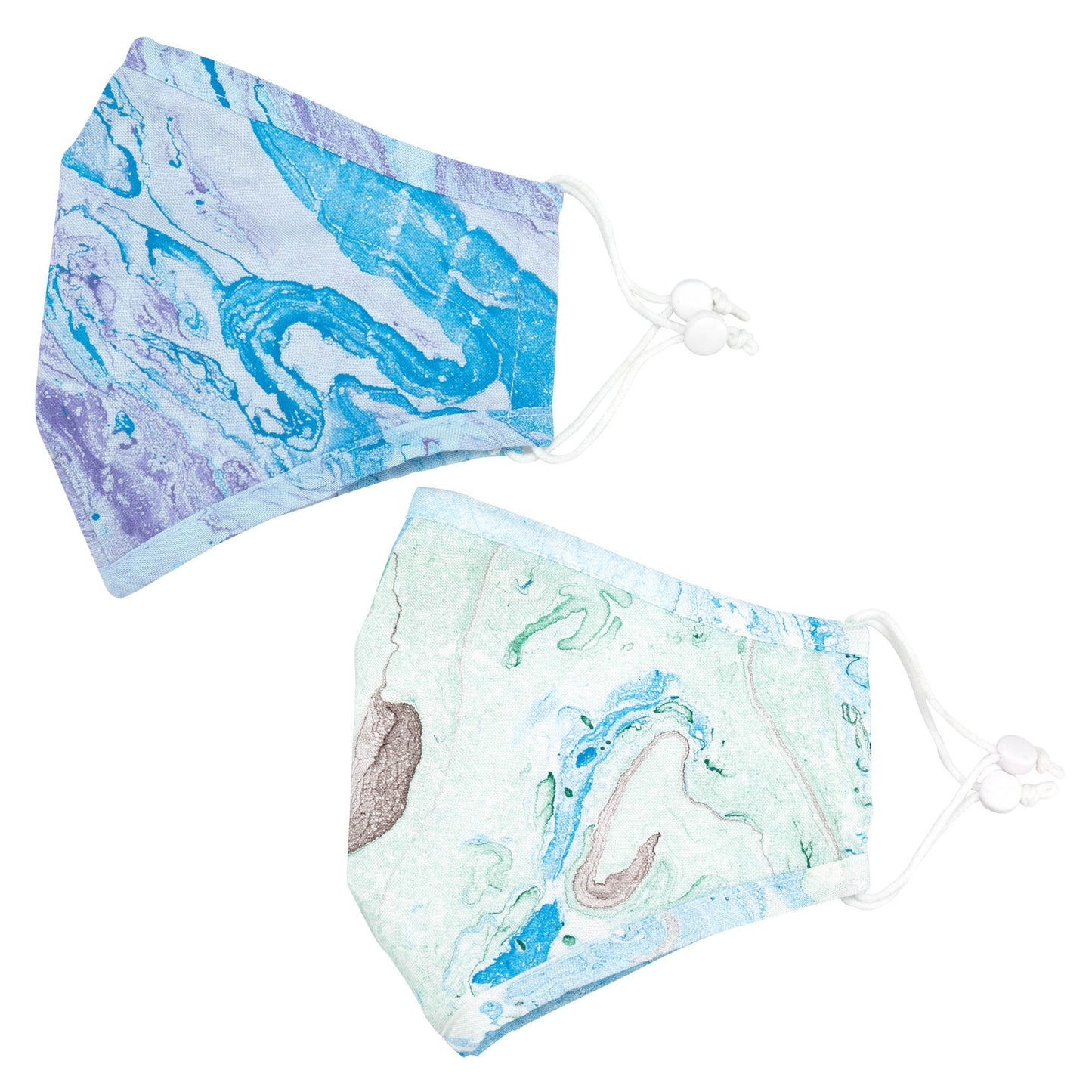 Marbleous Color Face Mask & Headband