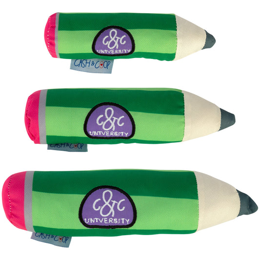 Cash & Coop Pencil Chew Toy