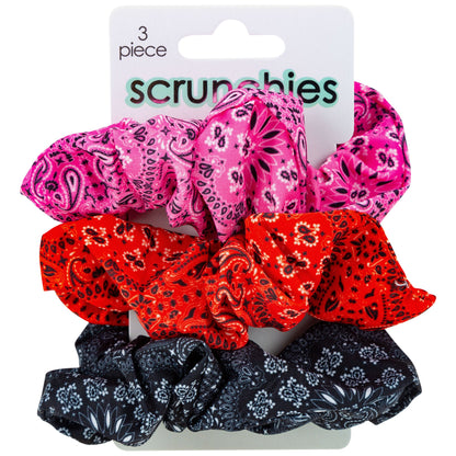 Silky Soft Scrunchies - Set of 3