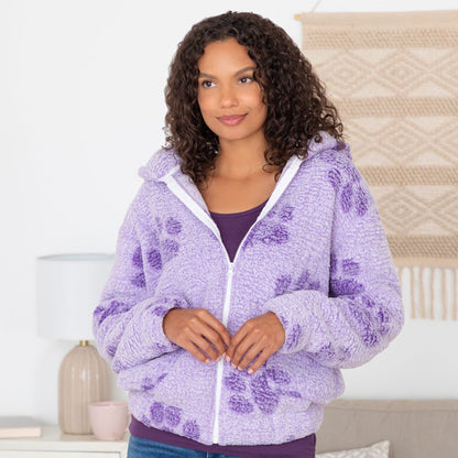 Cozy in Paws Sherpa Fleece Hooded Jacket