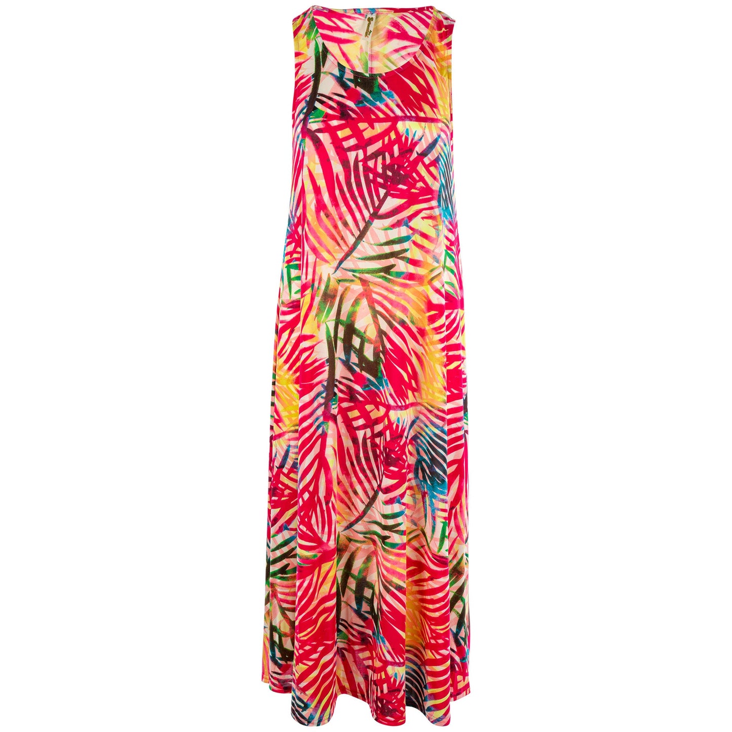 Breezy Palm Long Dress