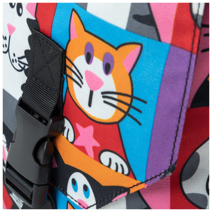 Pet Portrait & Paws Messenger Bag