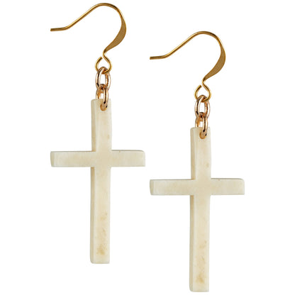 Faith Cross Earrings