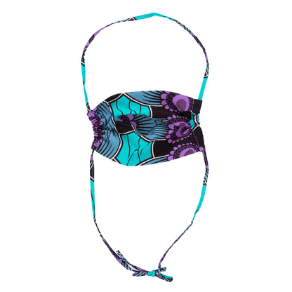 Colorful Kitenge Cotton Tie-back Face Mask