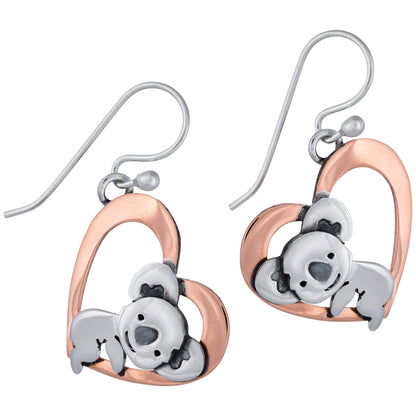 I Love Koalas Sterling Earrings