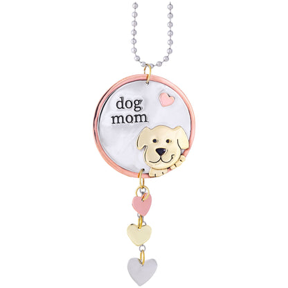 Pet Parent Mixed Metal Car Charm