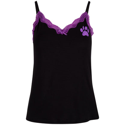 Paw Print Camisole Short Set