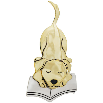 Pet Lover Book Club Pin