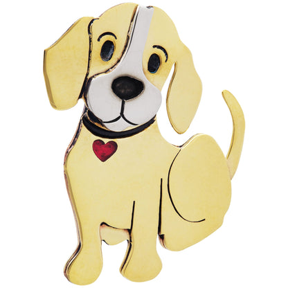 My Sweet Boy Mixed Metal Dog Pin