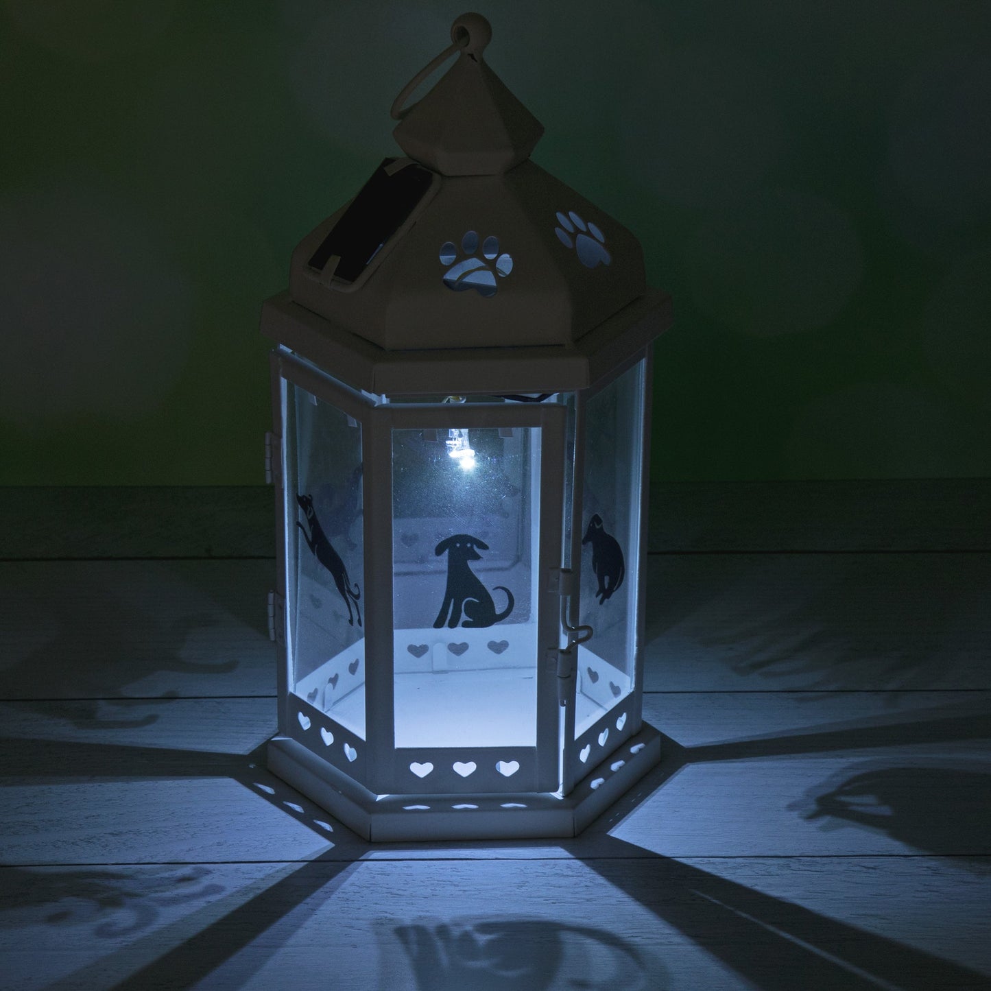 Pet Silhouette Solar Lantern