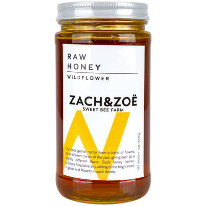 Zach & Zoe Sweet Bee Farm Raw Honey