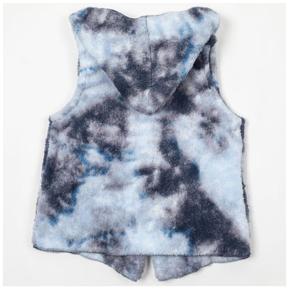 Tie-Dye Cozy Plush Fleece Vest