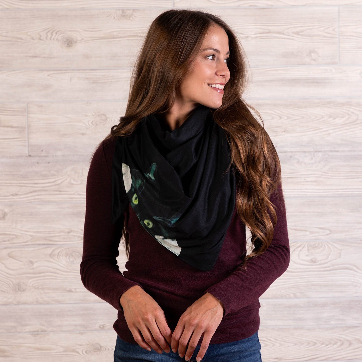 Fleece Lined Oversized Bandana Scarf