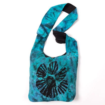 Paw Print Tie-Dye Hobo Bag