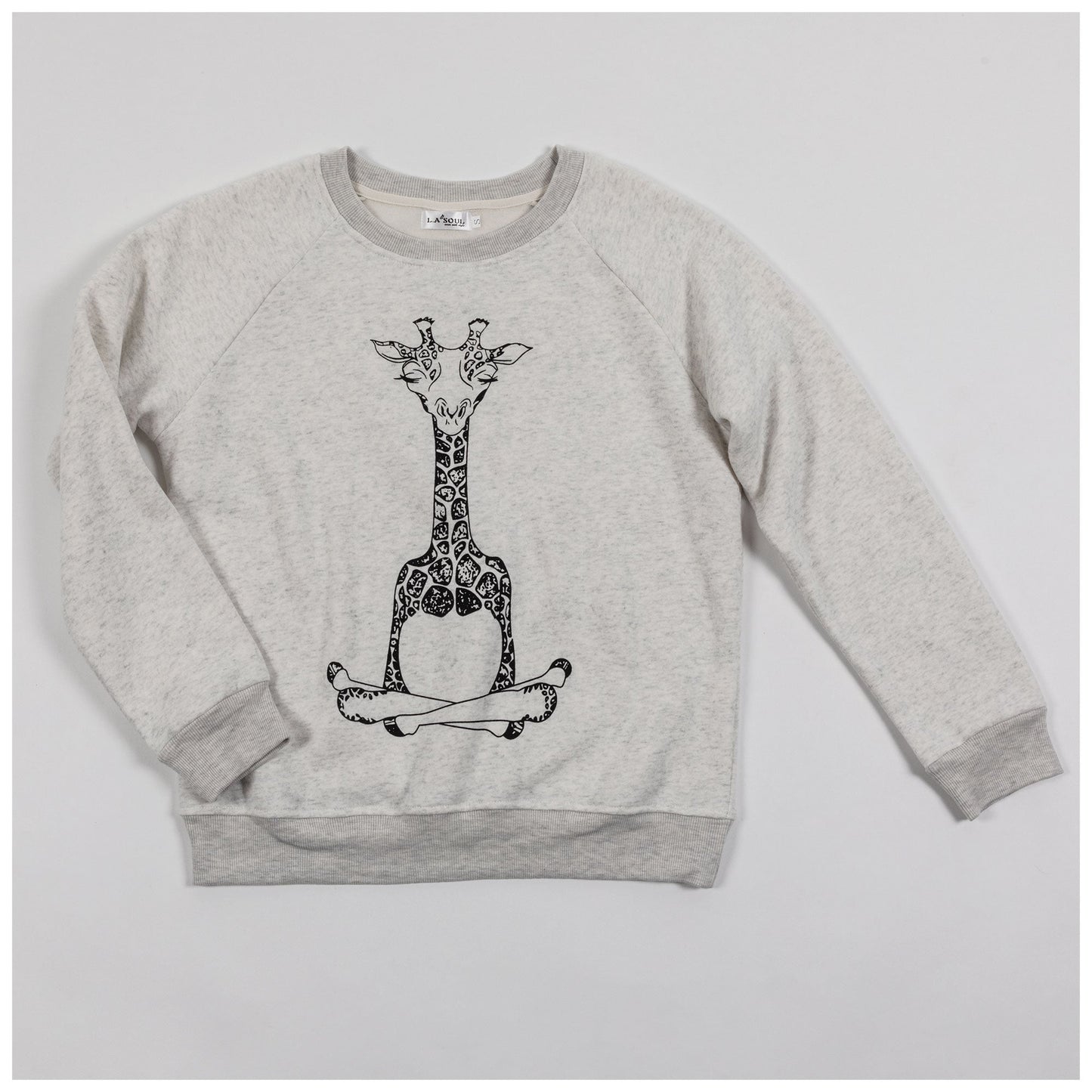 Om Giraffe Crew Neck Sweatshirt