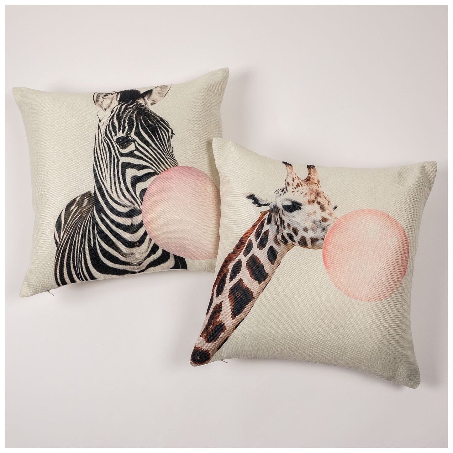 Wildlife Fun Accent Pillow Cover