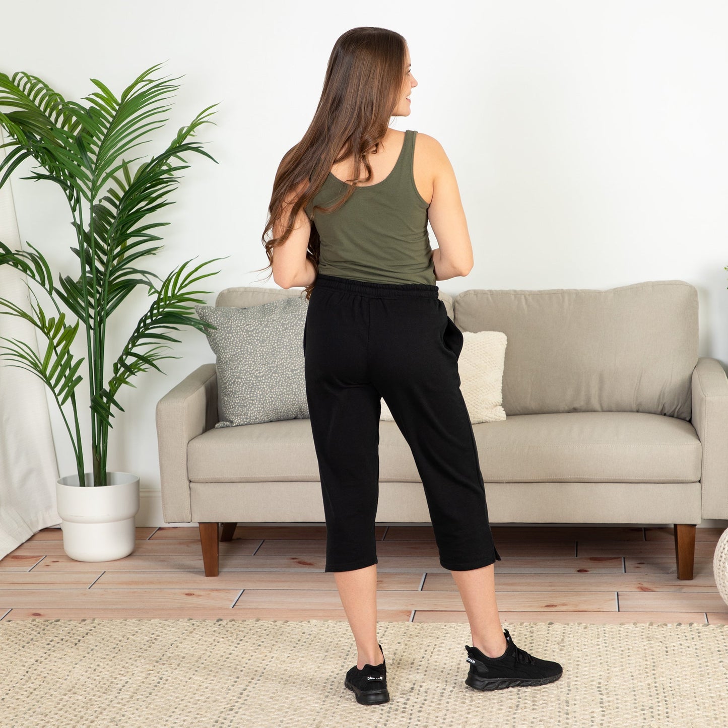 Paw Print Capri Sweatpants