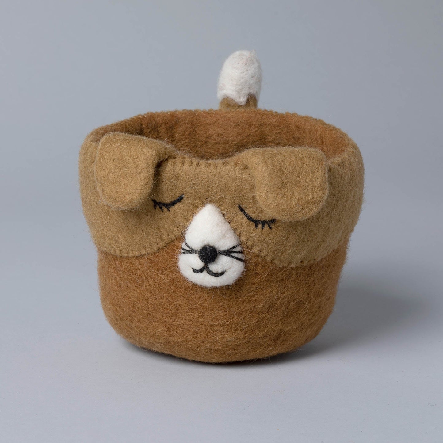 Hand-Felted Animal Planter