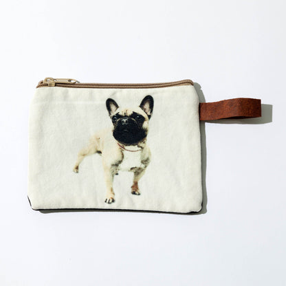 Canvas Dog Breed Makeup Bag