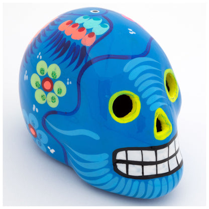 Hand Painted Ceramic Skull