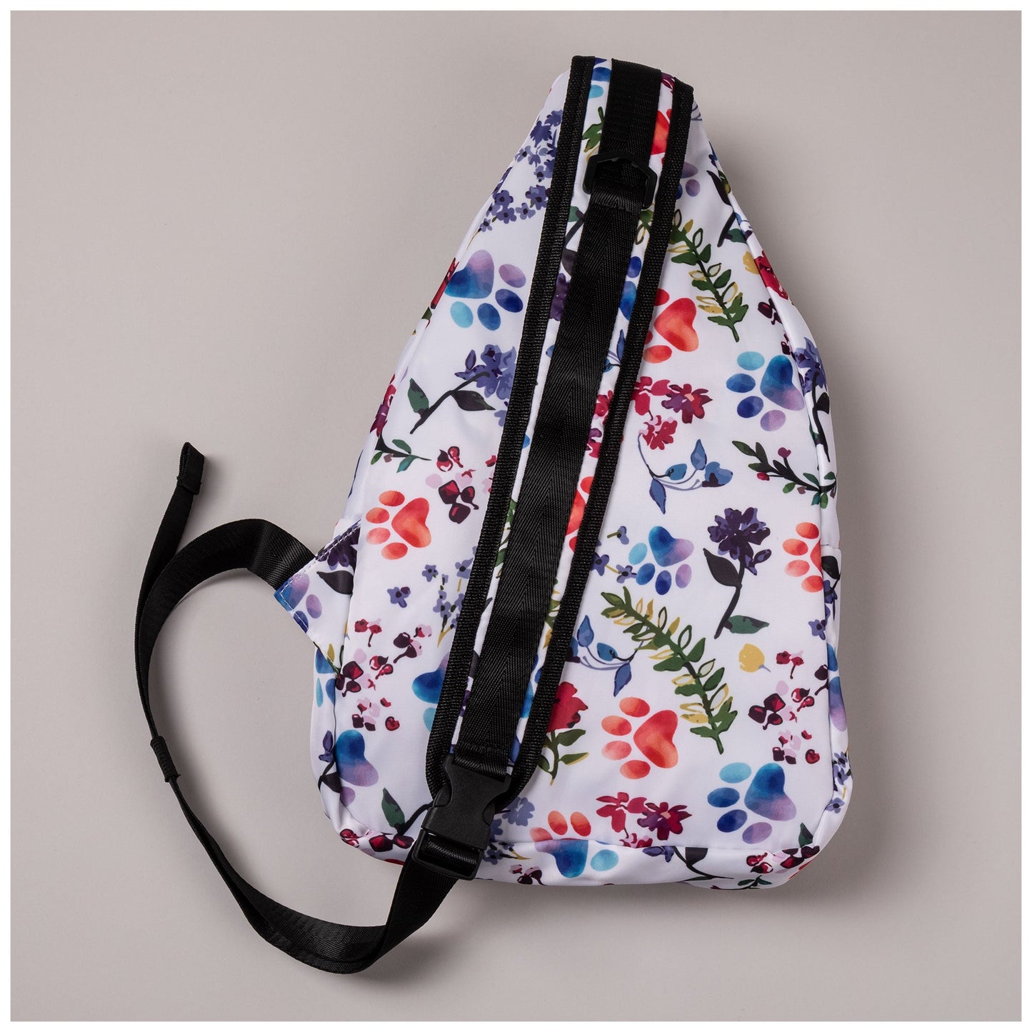 Paw Print Sling Backpack