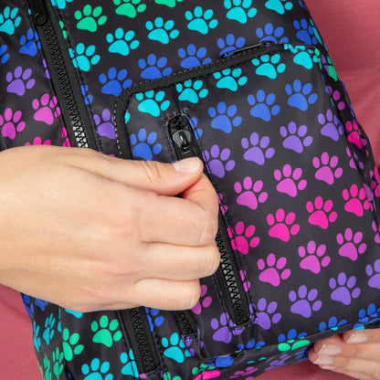 Paw Print Sling Backpack