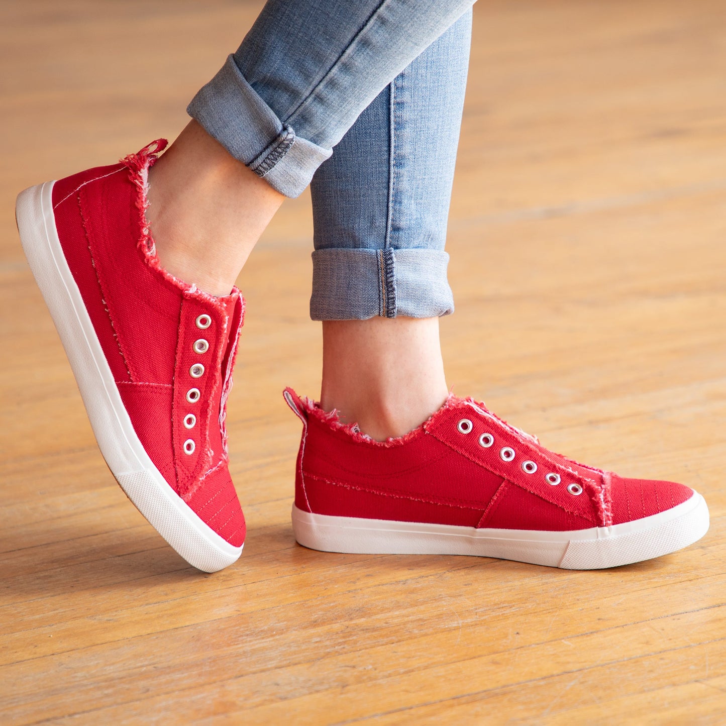 Girlie Girl&trade; Slip-On Canvas Sneakers