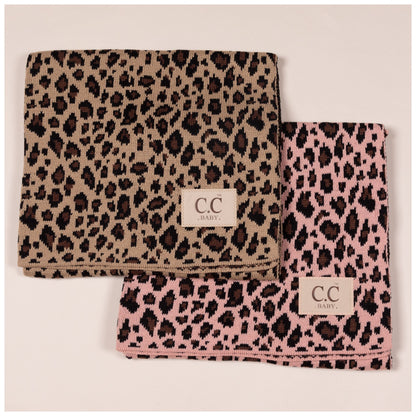 C&C&trade; Home Leopard Knit Baby Blanket