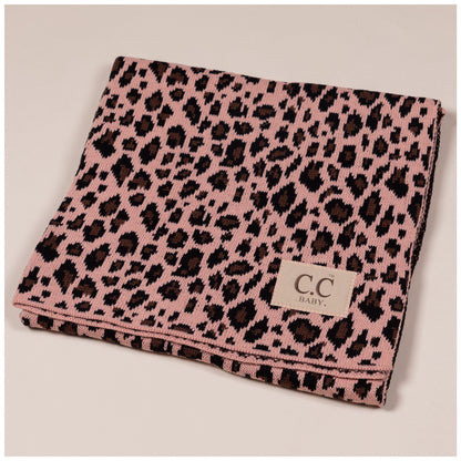 C&C&trade; Home Leopard Knit Baby Blanket