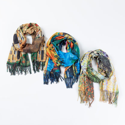 Museum Collection Artistic Print Scarf