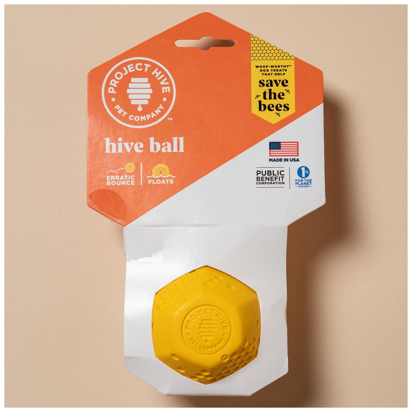 Project Hive&trade; Hive Ball Dog Toy