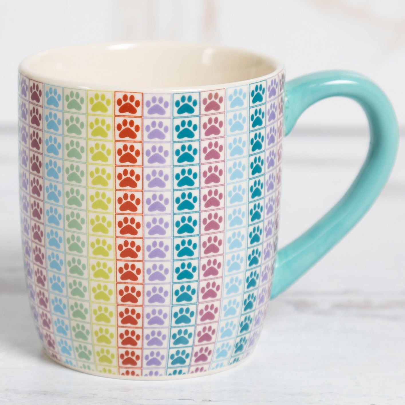 Perfect Vibrant Paw Pattern Mug